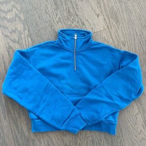 Aritzia Cozy Fleece Perfect 1/4 Zip Sweatshirt Size:XS
